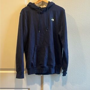 The North Face Navy Blue Logo Pullover Hoodie Size S